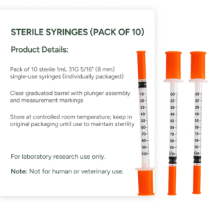 STERILE SYRINGES (PACK OF 10)